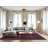 Machine Washable Abstract Brown Area Rug-608684882