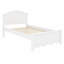 Base de lit plateforme en bois durable avec tête de lit en bois