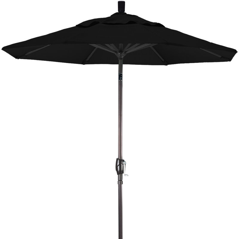 Parasol sunbrella de marché 7,5' Wallach, Toile Sunbrella® noir