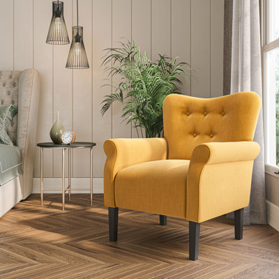 30.3" Wide Tufted Upholstered Armchair