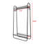 Rinehart 32.9'' Metal Clothing Rack-1014333008