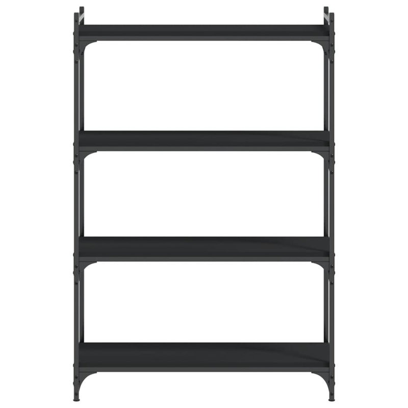 Tymarius Bookcase, Black, (4 Shelves) 47" H x 32" W x 12" D