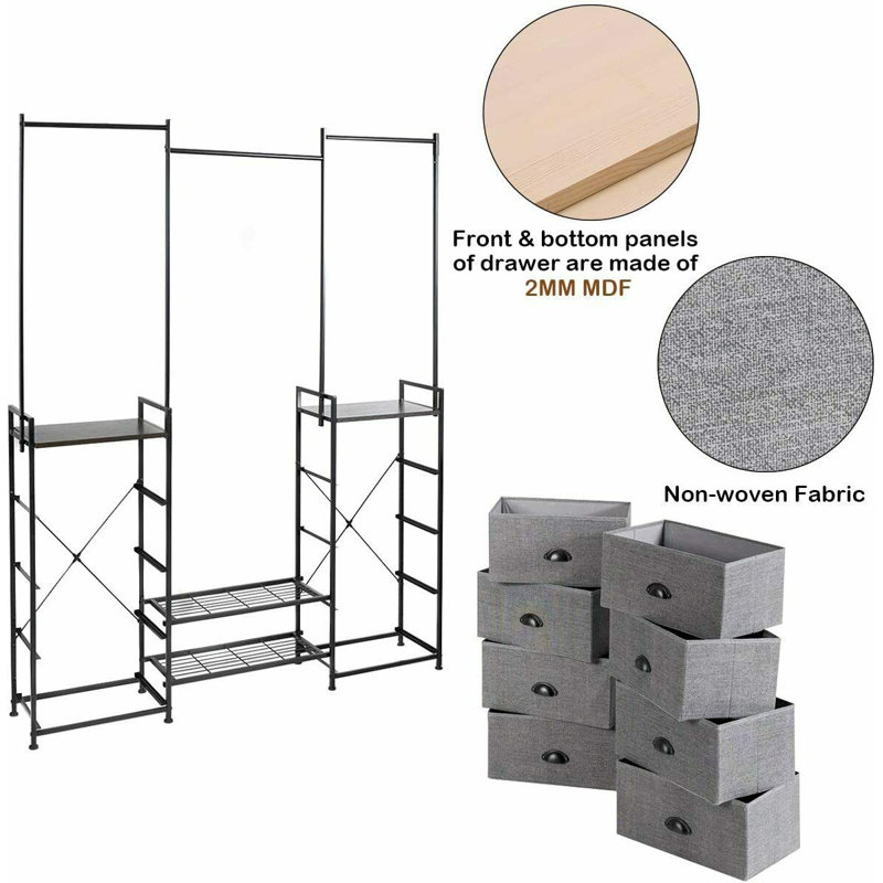 Delmarco 145cm Clothing Rack