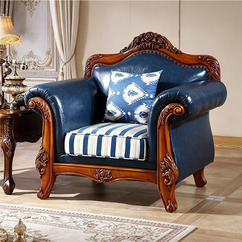 Canapé en cuir de luxe américain