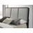 Nichalous Upholstered Eastern King Panel Bed Black and Grey-114492338-96599975