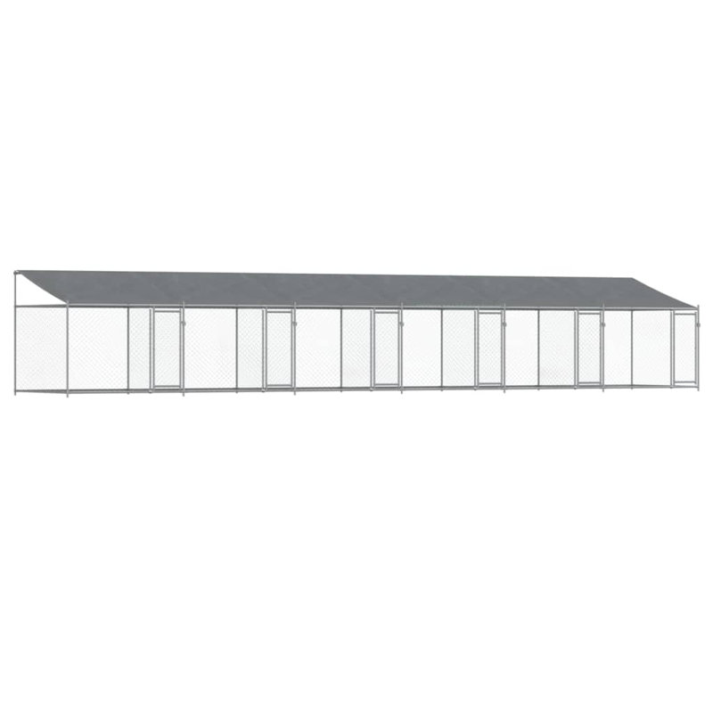 Alisha 200cm H Metal Yard Kennel, 200 H x 1200 W x 200 D cm