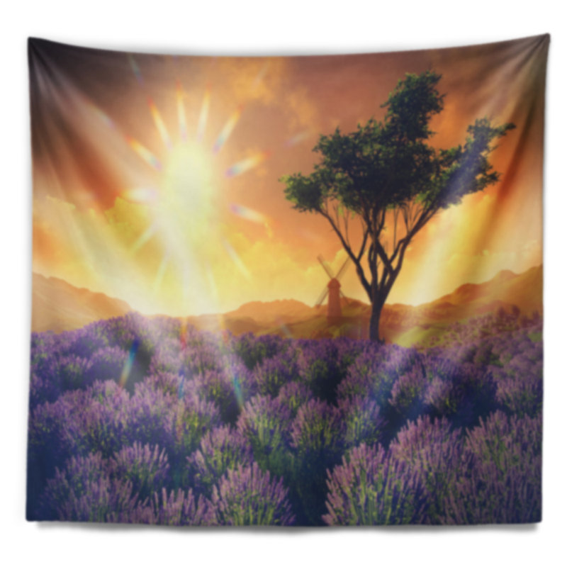 Polyester Tapestry, 78" H x 92" W