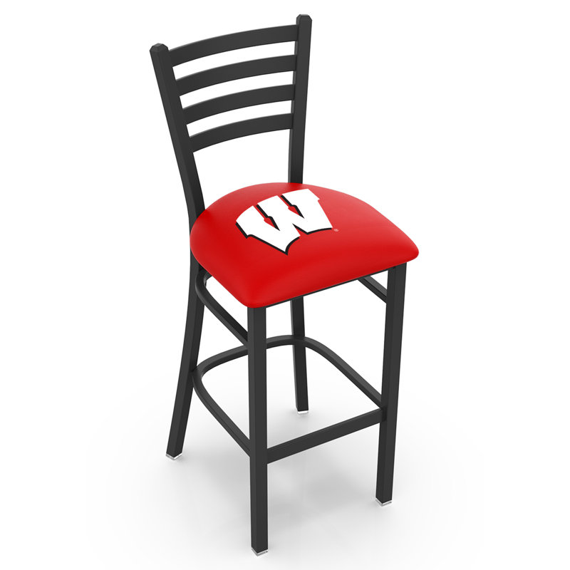 NCAA 25" Bar Stool, Wisconsin - "W"