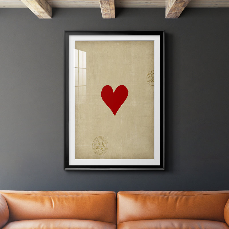 " Heart ", Black, 36.5" H x 26.5" W