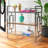 Palvi Tempered Glass Bar Cart