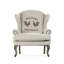 Kelkar Linen Wingback Chair