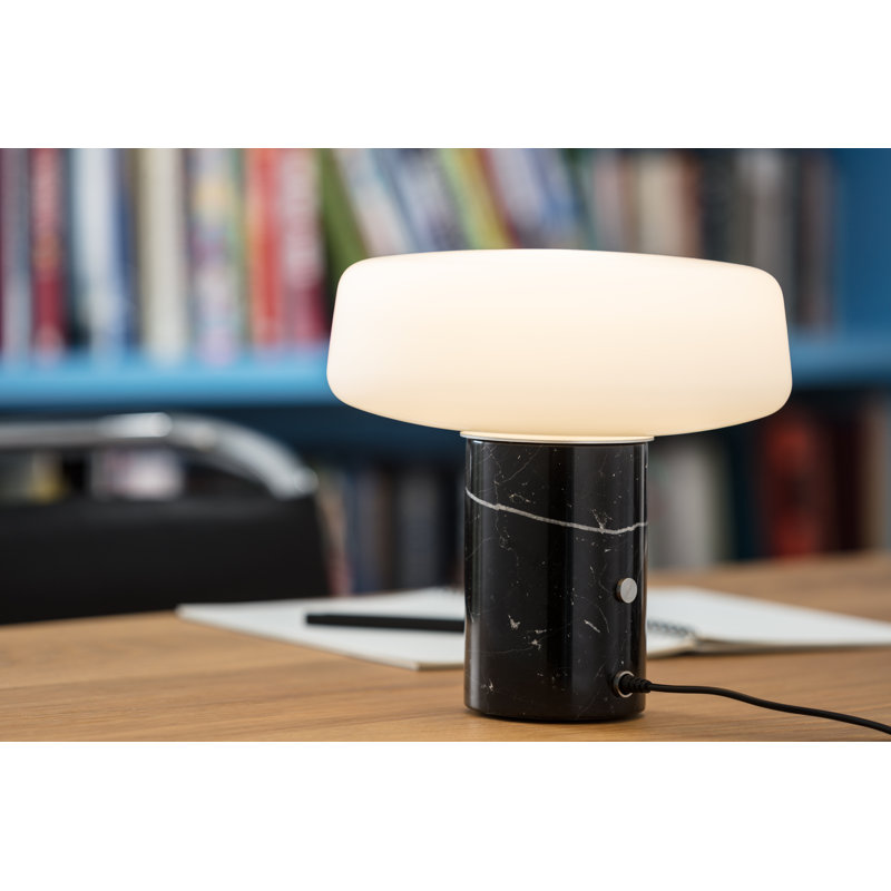 Solid LED Table Lamp, Nero Marquina