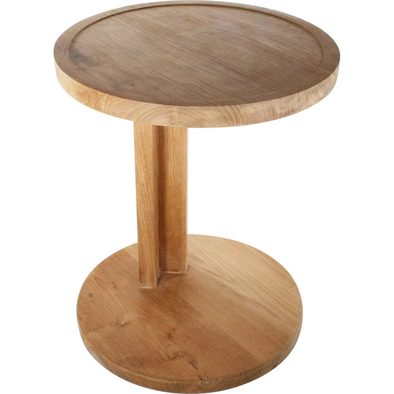 Nordic Teak - Rapaport Natural Teak C Shaped Side Table