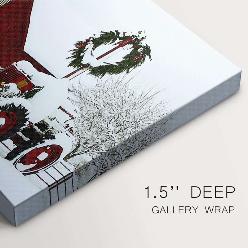 Christmas Holiday Arts - Gallery Wrapped Canvas XMA171436, 12" H x 18" W