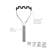 Tovolo Silicone Potato Masher with Stainless Steel Handle for Potatoes and Avocados, Black-104652929