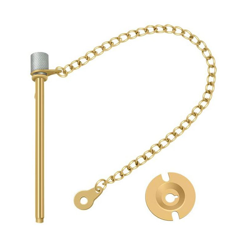 Door Pin, PVD Polished Brass
