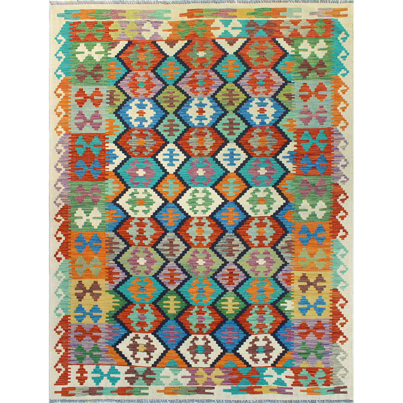 Flatweave Wakler Red Rug
