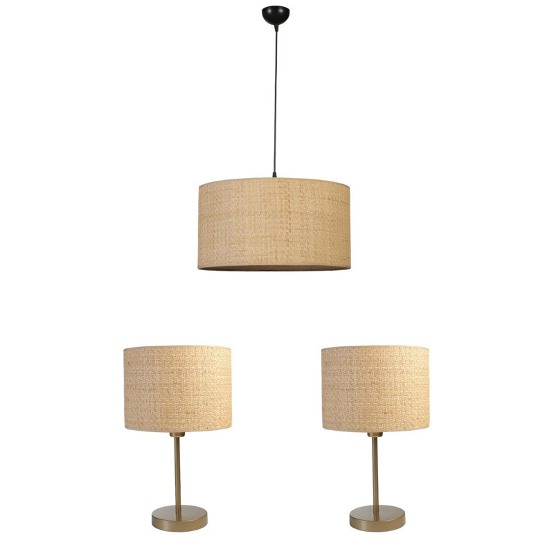 Allannah - Light Metal Pendant