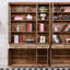 Bibliothèque de rangement en bois massif