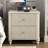 PTalia Nightstand with Fluted Top, 3 Drawers and Metal Handles-1921374183-1921374177