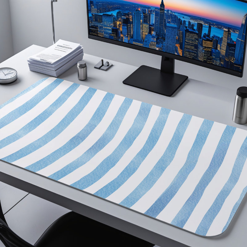 Polyester Desk Pad, 14.4x12.1