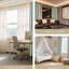 Faux Linen Blackout Curtain Panel Pair