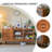 55.12"Solid Wood Cherry Wood brown Sideboard-122799166