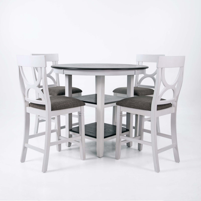 5-Pcs Counter Height Dining Set