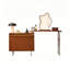 Coiffeuse modulaire en bois d'hévéa de style milieu du siècle (100 cm) – Commode indépendante séparable, tiroirs à compartiments multiples, pieds réglables en acier inoxydable, glissières silencieuses, meuble de rangement et coiffeuse multifonctionnel pour chambre à coucher