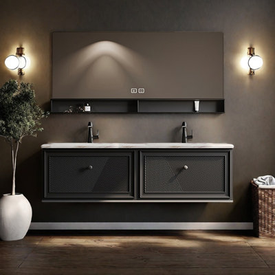 Armoire de salle de bain luxueuse de style italien