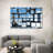 Abstract Square Mirrors Canvas Print-1886095165