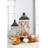 Wood Lanterns with Tin Roof - Set of 2