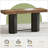 Woodgrain Design Coffee Table,Pub Table,Greeting Table