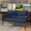 Causeuse en osier avec coussin Outdoo-626265025
