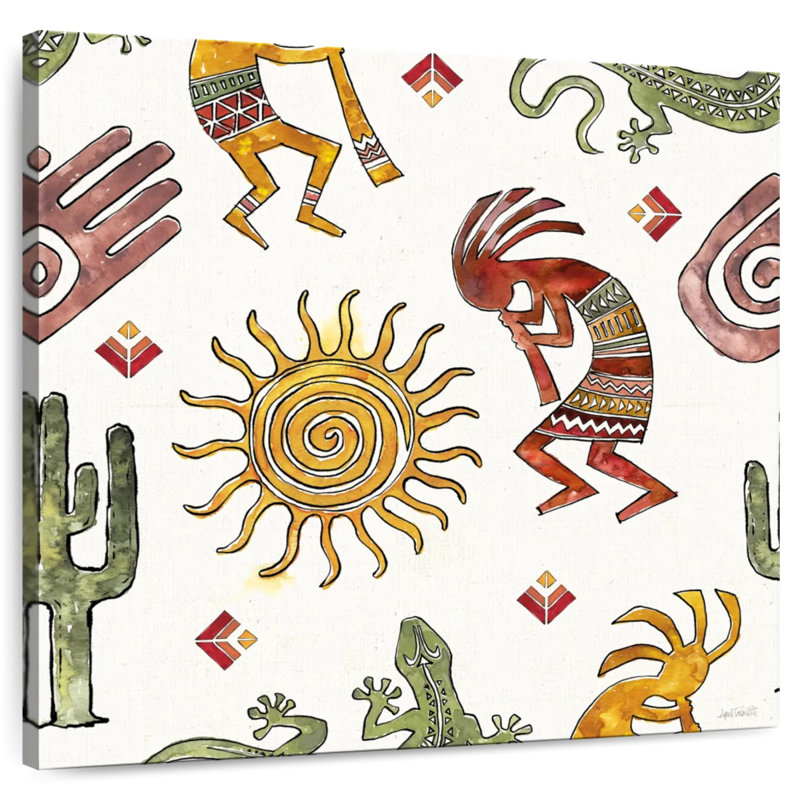 Lelar Southwest Flair Pattern I, 33'' H x 33'' W