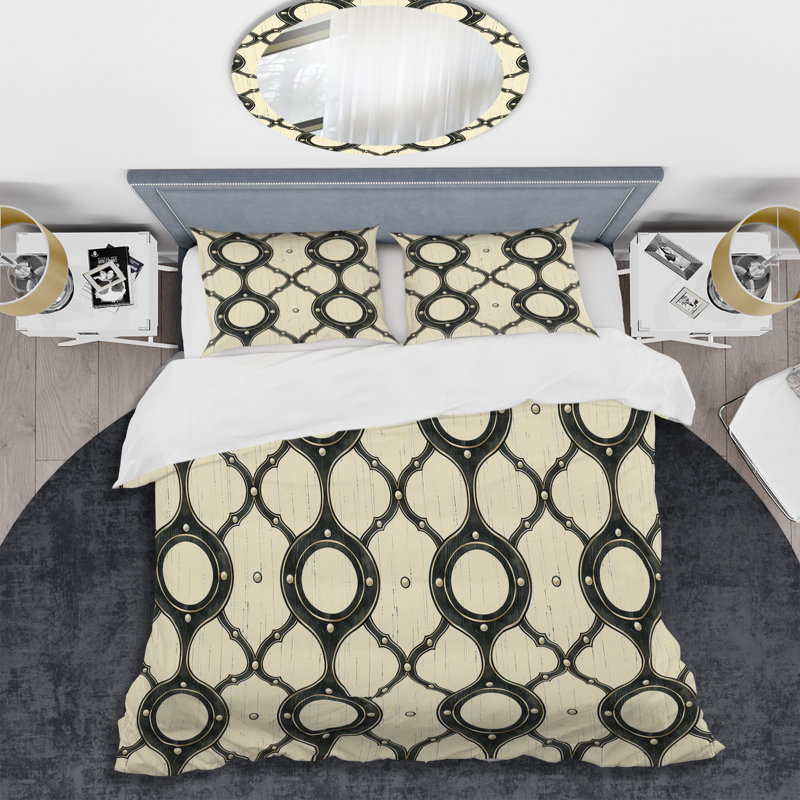 Ensemble de housse de couette Modern, Housse de couette très grand et 2 très grandes t