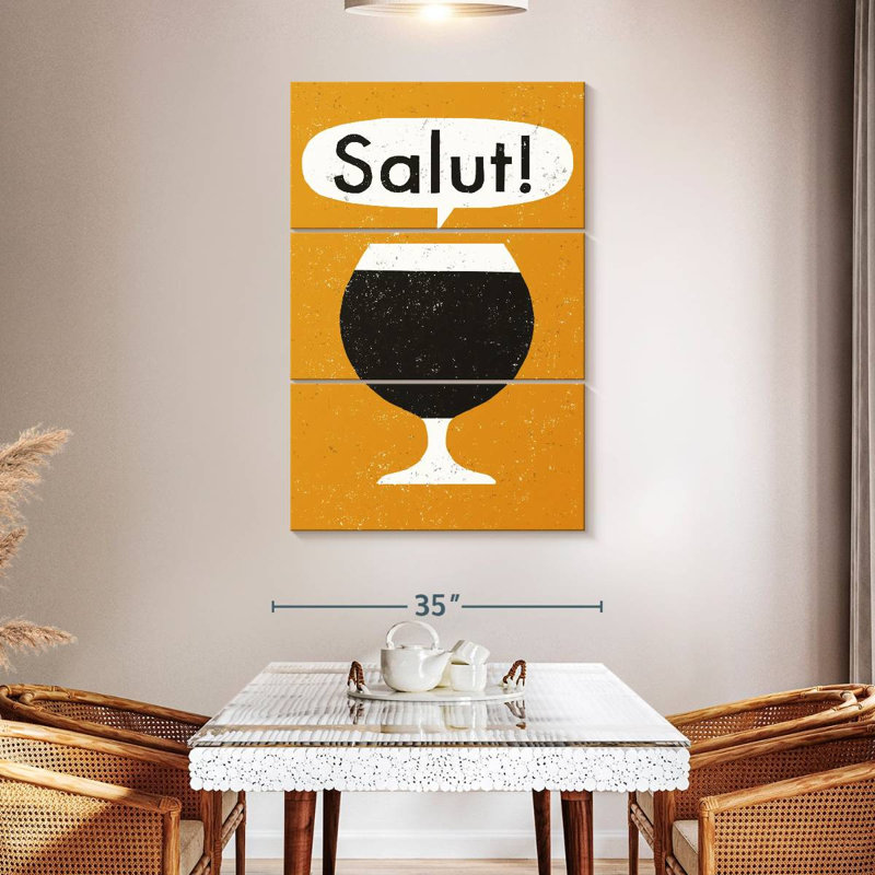 Craft Beer Salut, 50" H x 32" W