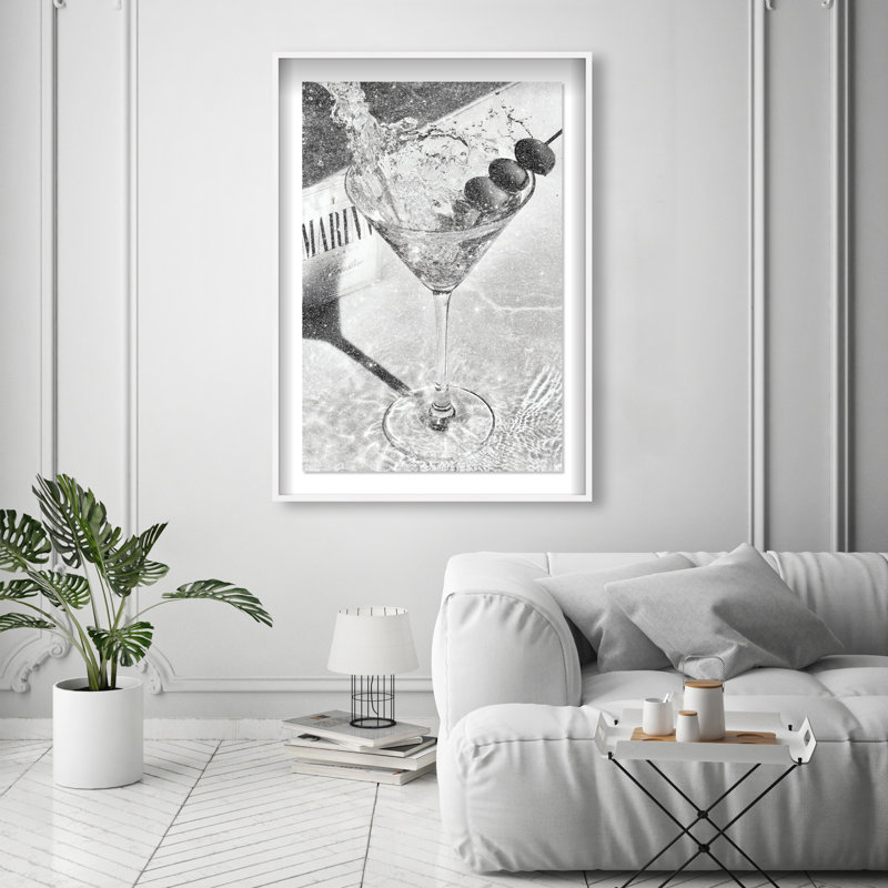 Chill Time II Shadowbox Food & Beverages Print by Oliver Gal, Black Frame, 10 x 15, 37.5"H x 25.5"W, White Shadowbox
