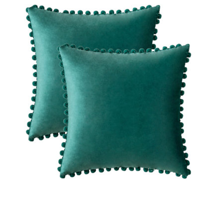 Velvet Reversible Throw Pillow