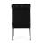 Black Pu Leather Dining Chairs - Of 2 Seats Seat (2) Elegance-1038919801