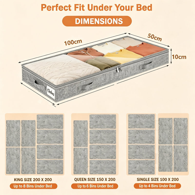 wekli Underbed Storage
