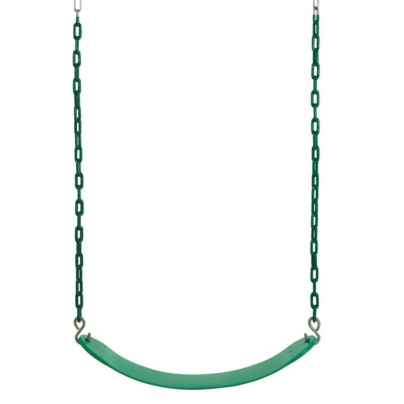 Machrus Swingan DIY Swing Set Kit - With Belt Swing, Trapeze Bar, Disc Swing And Standing Swing, Green