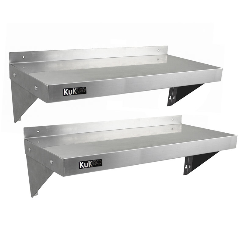 2 Piece Metal Bracket Shelf
