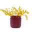 3 pots de fleurs en céramique, pot de fleurs moderne pour patio, jardin ou rebords de fenêtre-875239636