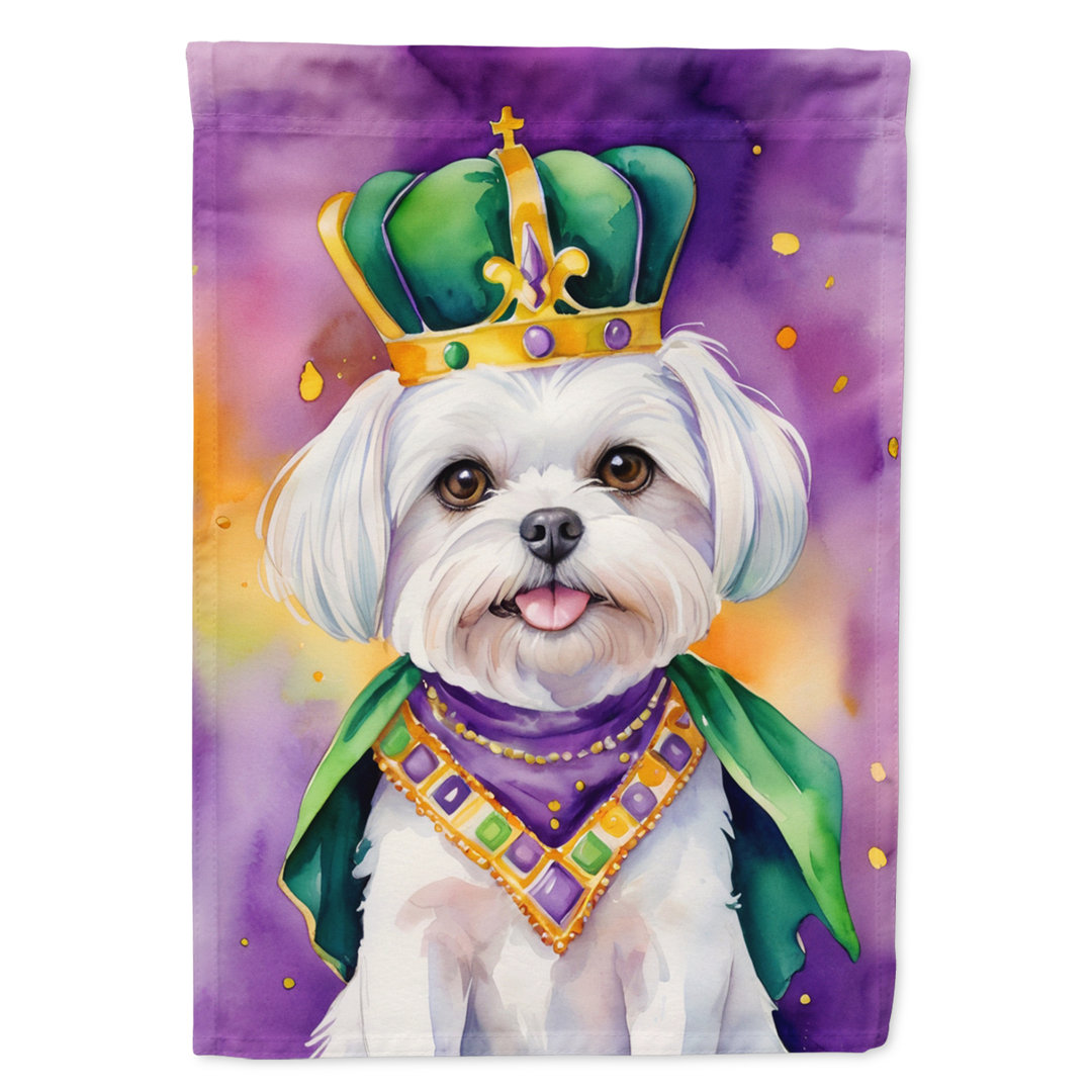 Double Sided 28'' H x 40'' W Polyester Mardi Gras House Flag Caroline's Treasures