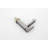 Gray Bathroom Sink Tap, 1.5/Gpm Rate, Zinc Build, Deck Mounted Corrosion Lever Handle Rust-121628486