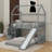 Twin Over Full Bunk Bed With Slide, House Bed With Slide-1845802866