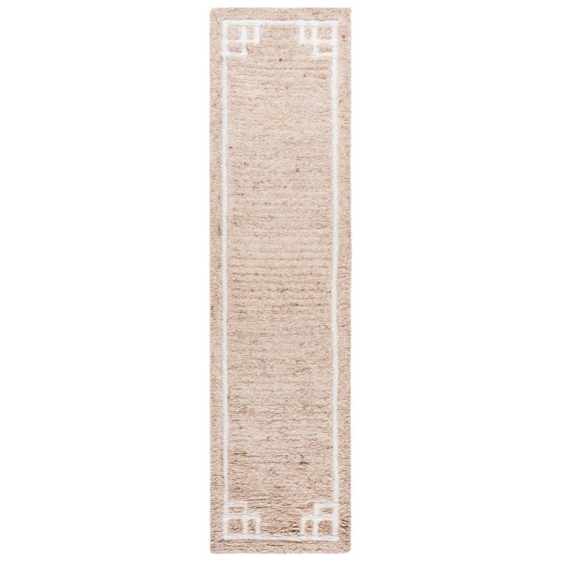 Casablanca Hand Tufted Wool;Cotton Solid Color Rug, Runner 2'3" x 9'