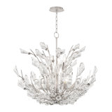 Tulip 9 Light Chandelier - Clear K9 Crystal
