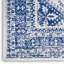Tapis géométrique bleu / blanc Concow-277280105
